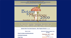 Desktop Screenshot of 2009.botanyconference.org