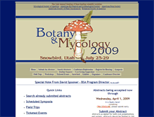 Tablet Screenshot of 2009.botanyconference.org